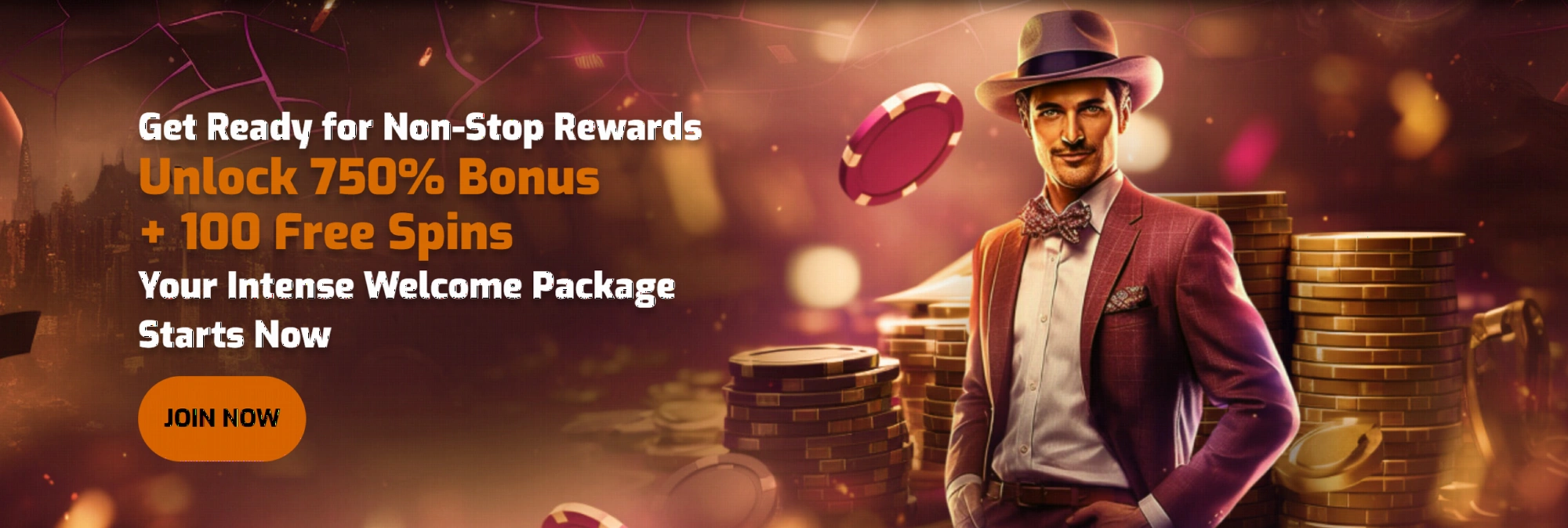 Pacchetto di benvenuto Casino Intense